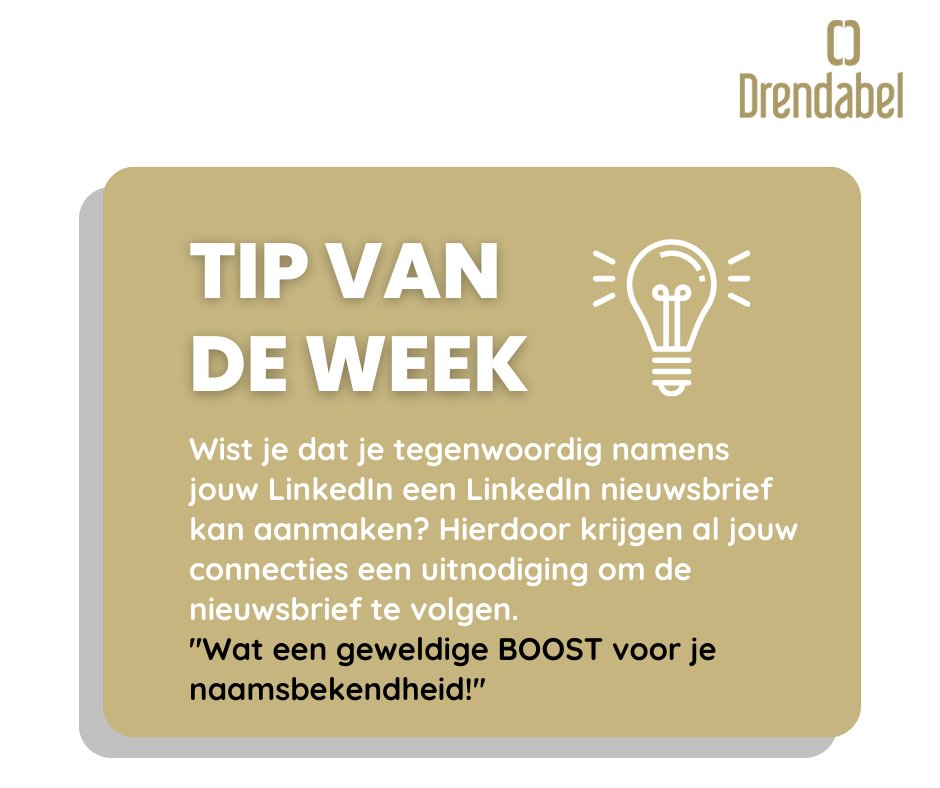 Drendabel's tweet photo. Benieuwd naar meer tips of handige informatie over LinkedIn? Bekijk dan onze GRATIS Whitepaper LinkedIn Optimaal Benutten:

https://t.co/n1blNftwPI https://t.co/x095iP8YZp