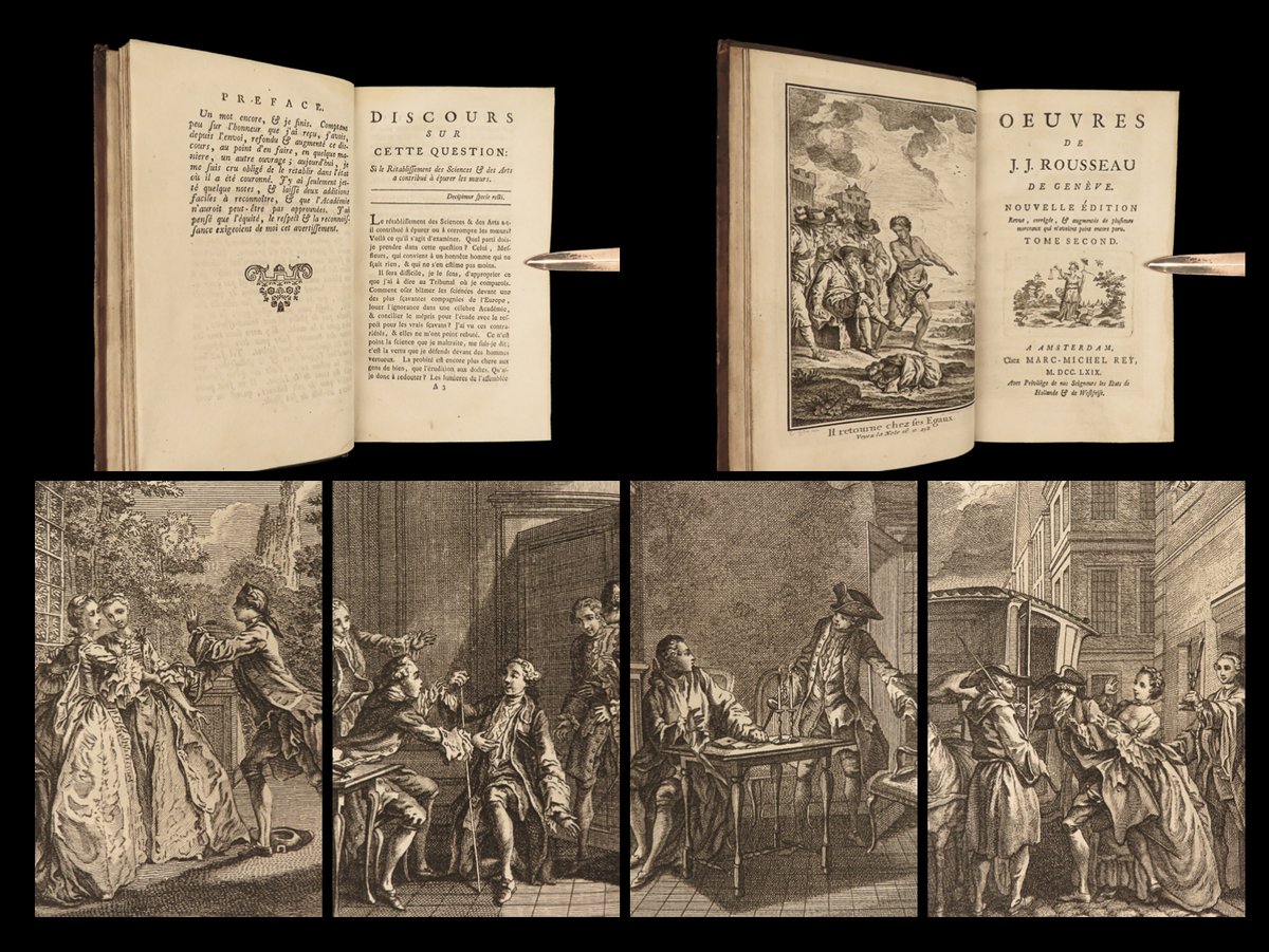 SchilbRareBooks's tweet image. 1769 Jean-Jacques Rousseau's "Les Confessions." Interested? ow.ly/KPmO50QAh7H
Want more? ow.ly/6Lno50QAh7I

#Enlightenment #Heloise #Rousseau #Philosophy  #RareBooks #SchilbAntiquarian #Books #Reading #History #SpecialCollections #Librarians #Teachers #Quoteoftheday