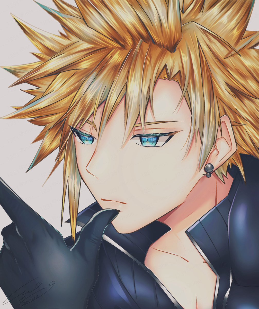 クラウド・ストライフ 「クラウド#FF7 #FinalFantasyVII #cloudstrife 」|梅ちゃのイラスト