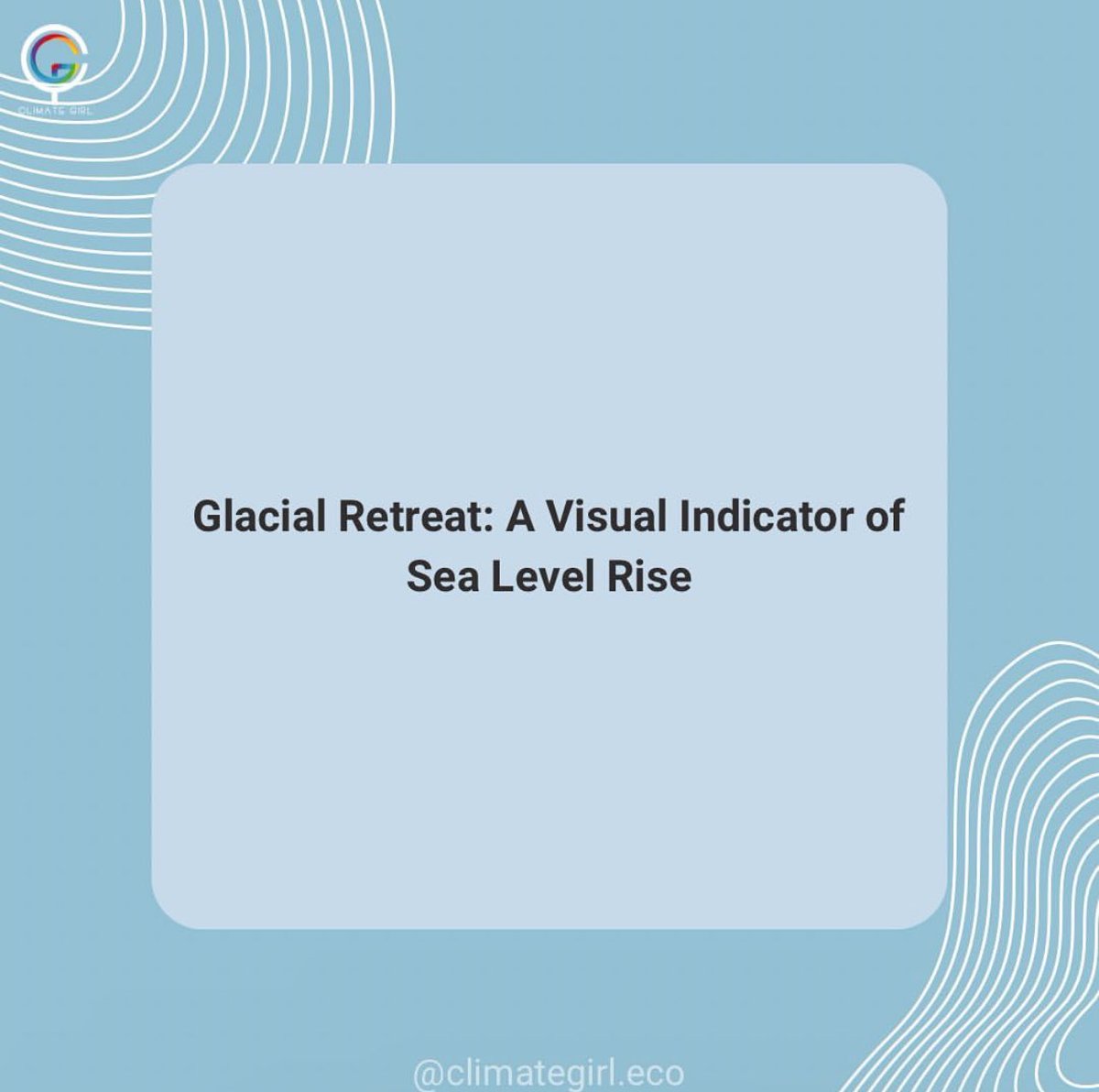 climategirlnft's tweet photo. Glacial retreat visually signals climate change and contributes to rising sea levels. Reduce carbon footprint with renewables and conscious consumption to preserve our planet’s balance. ❄️🌊 #GlacialRetreat #SeaLevelRise #climategirlnft #climategirl #nft #OpenSeaNFT https://t.co/BA95y72Oxc