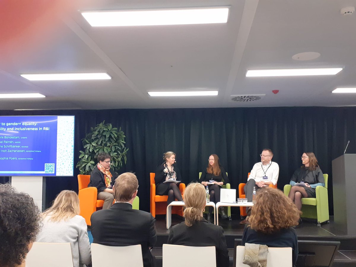 Delighted to hear Fredrik Bondestam @goteborgsuni representing @UniSAFE_gbv at the @GENDERACTION_EU final conference in Brussels! Our colleagues are there too, diving into intersectionality and inclusiveness in R&I. Join the dialogue at #FutureofInclusiveERA by @EU2024BE 🇧🇪🇪🇺