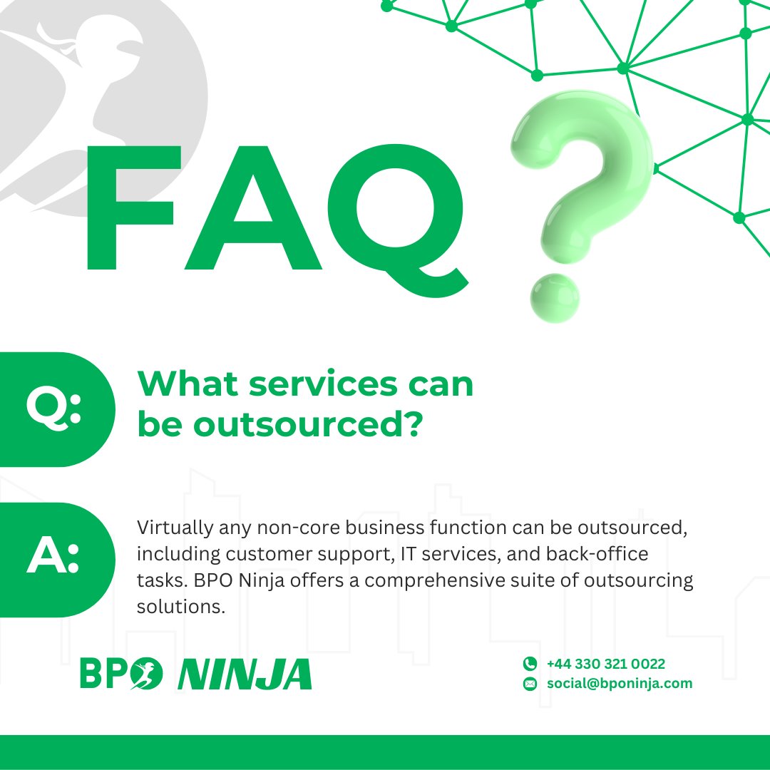 Find out now about how BPO Ninja can help your business reduce costs and increase efficiency! 

Contact us: 
P: +44 330 321 0022 
E: social@bponija.com 
W: eu1.hubs.ly/H07xn1n0 

#BPO #BusinessProcessOutsourcing #UKBusiness #PhilippineOutsourcing #BPOExcellence #UKCompanies