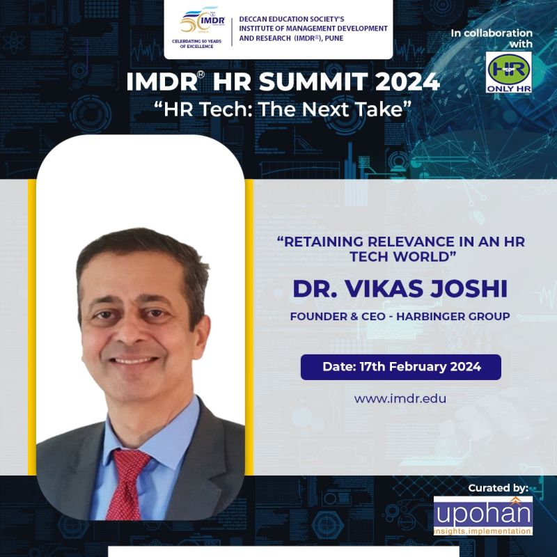 Non-stop renewal is crucial for personal success. In HR, staying updated on tech trends &amp; embracing change drives innovation. Join me at IMDR HR Summit 2024 on 17th Feb at 12 PM to explore this transformative power. Register: rb.gy/u5ucub
#IMDRHRSUMMIT2024
