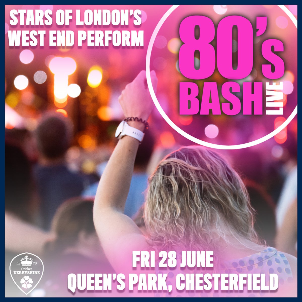 𝐐𝐮𝐞𝐞𝐧'𝐬 𝐏𝐚𝐫𝐤 𝐭𝐨 𝐡𝐨𝐬𝐭 𝟖𝟎'𝐬 𝐁𝐚𝐬𝐡 🪩

Stars of London's West End will be bringing music from one of the most prolific decades to Chesterfield, on Friday 28 June.

Hospitality packages for this event are available also!

Link to buy tickets in our bio.