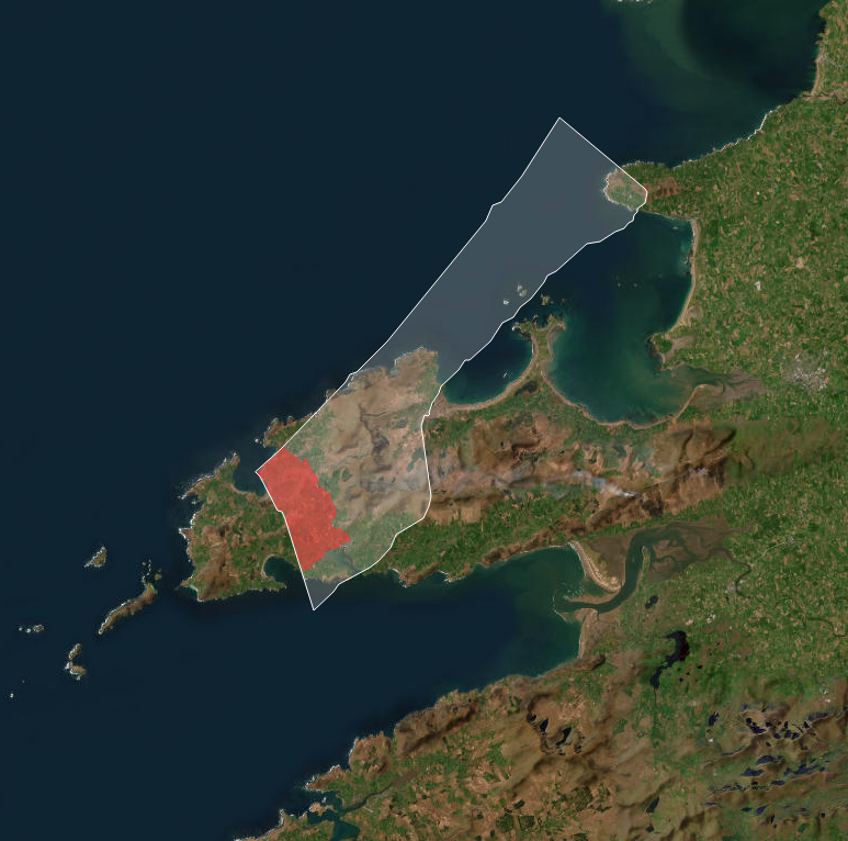 Gaza is about the same size as the Dingle Peninsula, it had a population of 2.2m, mostly refugees. #Rafah would fit between Feohanagh and Dingle and is where an estimated 1.5m are now sheltering, they were told it was a safe zone, they're being bombed. #CeasefireNOW #genocide