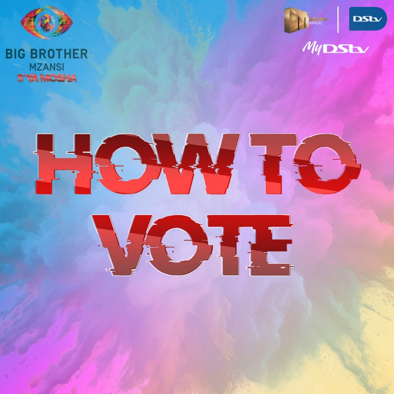 Mzansimagic's tweet photo. Get your fingers up and busy. The five nominated #BBMzansi housemates need your votes to save them from possible eviction on Sunday. 

Need a refresher on how to vote? We got you: https://t.co/fhSGCpH6ka
#SyaMosha