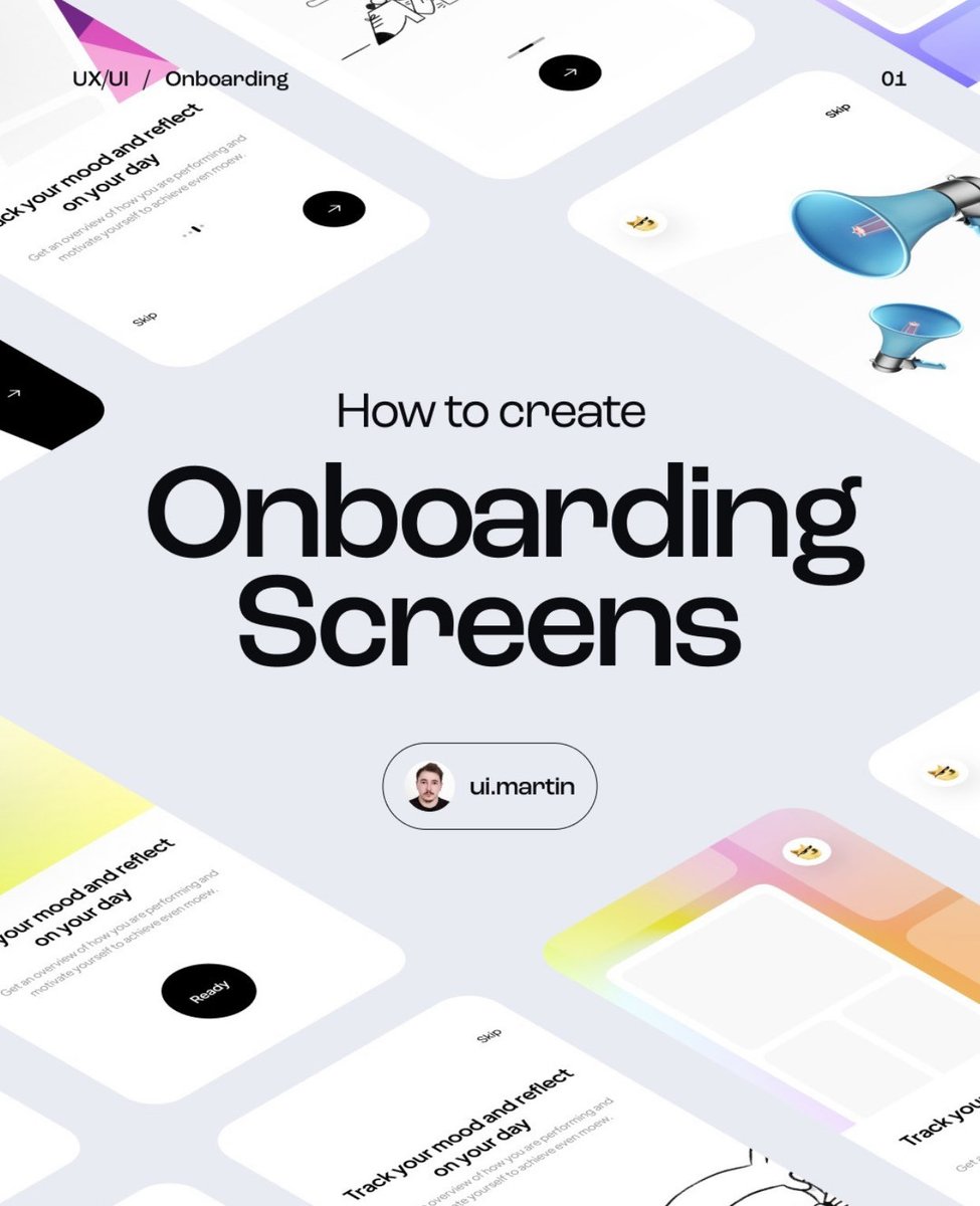 Nelsonyolemi1's tweet image. UI/UX Designer, take a look at this article: How to create Onboarding Screens in UI design. It will be useful to you in one way or another.

Credit: @uxuimartin

Retweet For Others ❤️