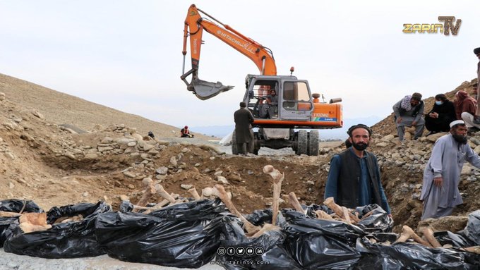 Discovery of a mass grave in Khost