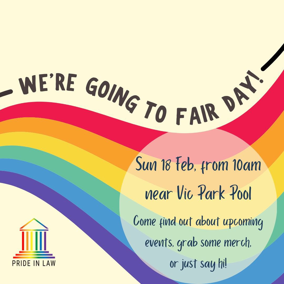 prideinlaw's tweet photo. HEY NSW!!! 🌈✨ Come join Pride in Law NSW at Mardi Gras Fair Day this Sunday, 18 Feb! 

#PrideInLawNSW #MardiGrasFairDay 🎉👩‍⚖️🏳️‍🌈 https://t.co/RoEvsbv4aG