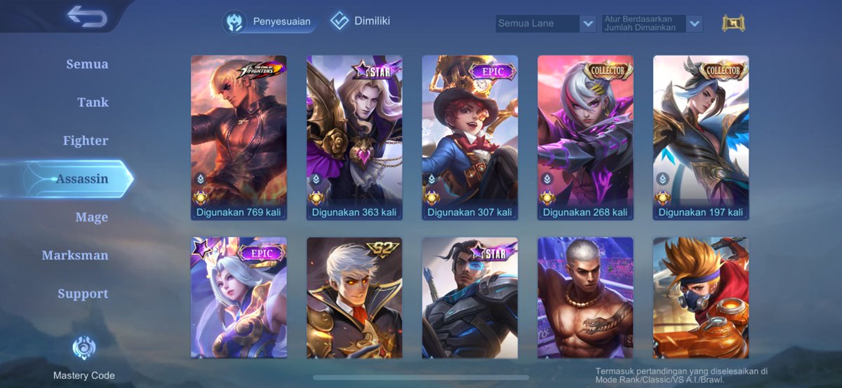 orewasierra's tweet photo. WTS Akun Mobile Legend
- Akun Pribadi tangan pertama
- Login Moonton pastinya
- All transaction record

Pensi udah nikah focus real life
Skin
Available All Skin Gusion dan Ling
Collector = Benedetta, Ling, Gusion
Legend    = Granger, Gusion
Star      = Kagura

bantuges
#zonauang https://t.co/slRdT6b7mc