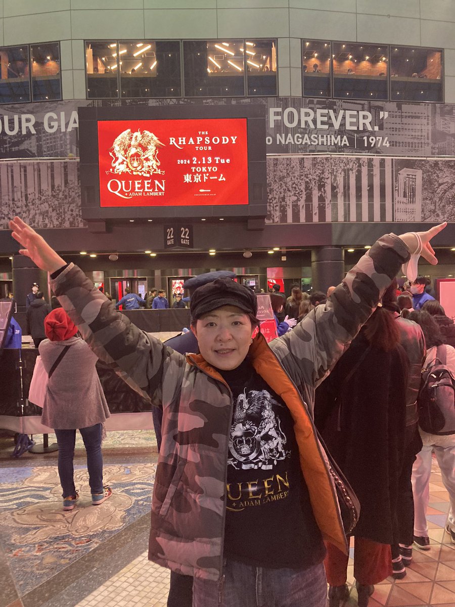 4年ぶりのQueen‼️
ワクワクが止まらない😁

#Queen #東京ドーム #rock大好き