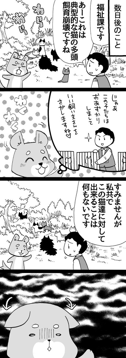 四コマ「祖父んちの隣人が多頭飼育崩壊した話50」
思わず耳が下がるというものです。

#四コマ漫画 #猫 #御かぞくさま御いっこう 