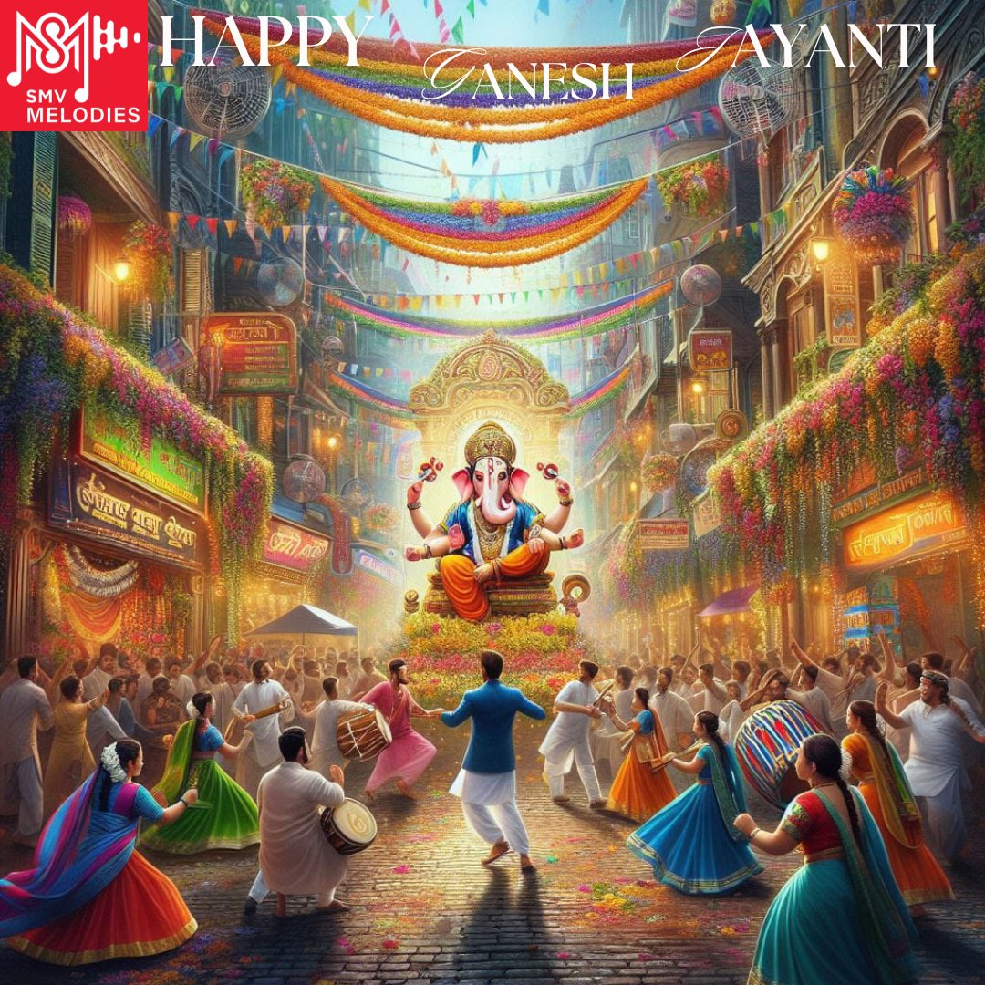 smvmelodies's tweet photo. 🙏🌟 On the divine day of Ganesh Jayanti 2024, 

#ganpatifestival #ganeshutsav #vinayakchaturthi #vighnharta #vighnahartaganesh #vinayak #viralreels #ganpatibappa #ganpatibappamorya #ganesh #ganeshchaturthi2024 #bappaaagman #bappamorya #ganeshji #ganpatiutsav #reelsinstagram https://t.co/DjceSEAnxI