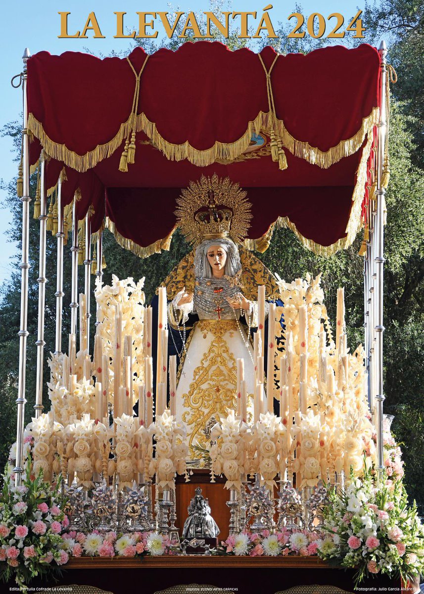 Cartel “LA LEVANTÁ 2024” 
En el que sale la Virgen de la hermandad de nuestro barrio de Montequinto <a href="/HumildadYPilar/">Humildad y Pilar</a> 
📸Julio Garcia Álvarez 
#SSanta2024