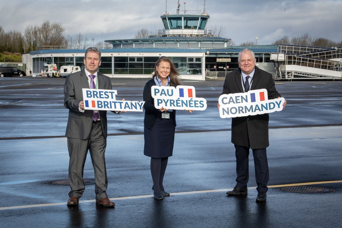 Kerry Airport has announced that French airline Chalair will fly to 3 destinations - Brest, Caen and Pau - this summer commencing on 29th June. To book visit en.chalair.fr/destinations/k….