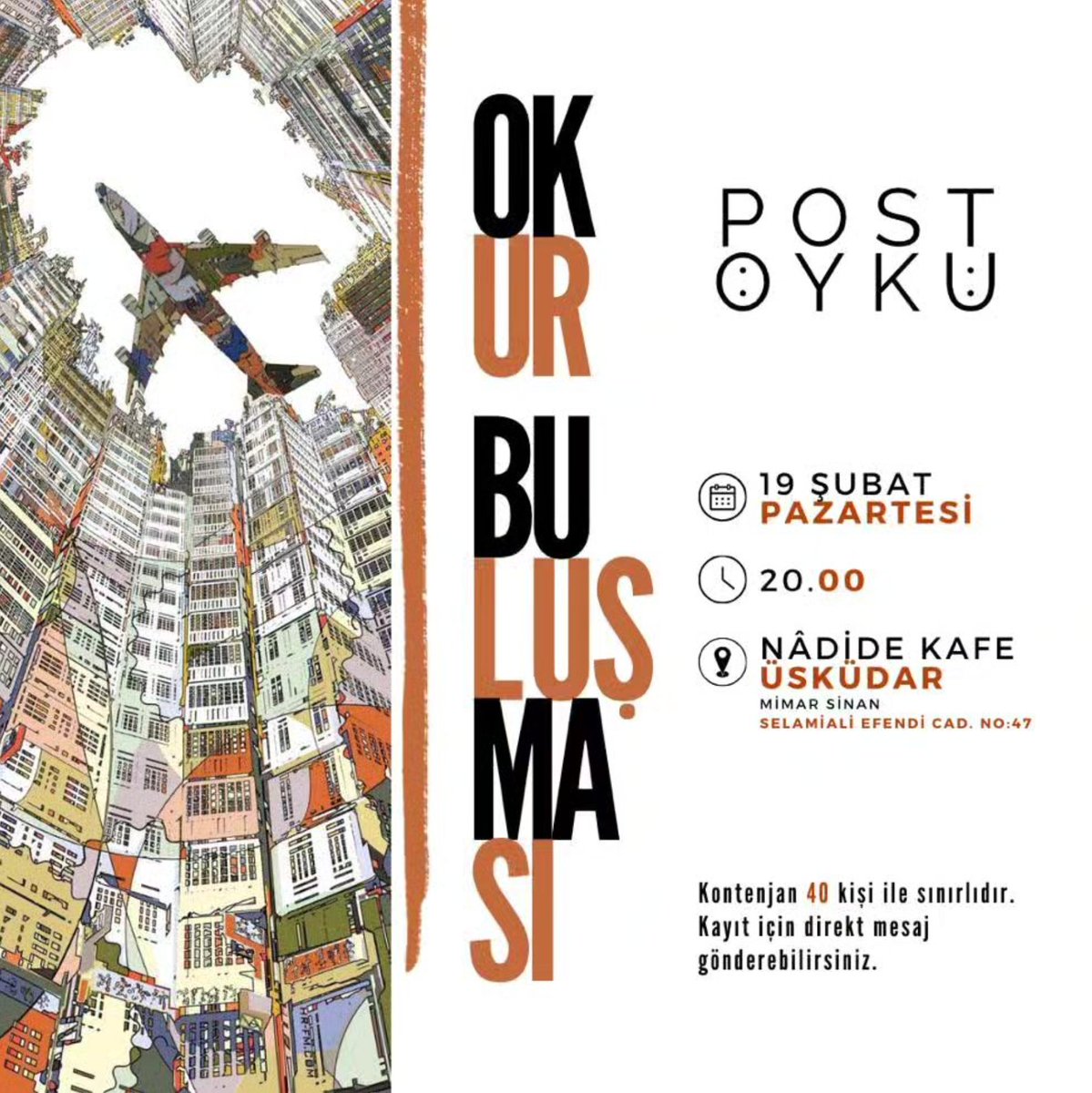 Post Öykü ekibi okurlarıyla buluşuyor!

📍 Kayıt yaptırmak için mesaj atabilirsiniz