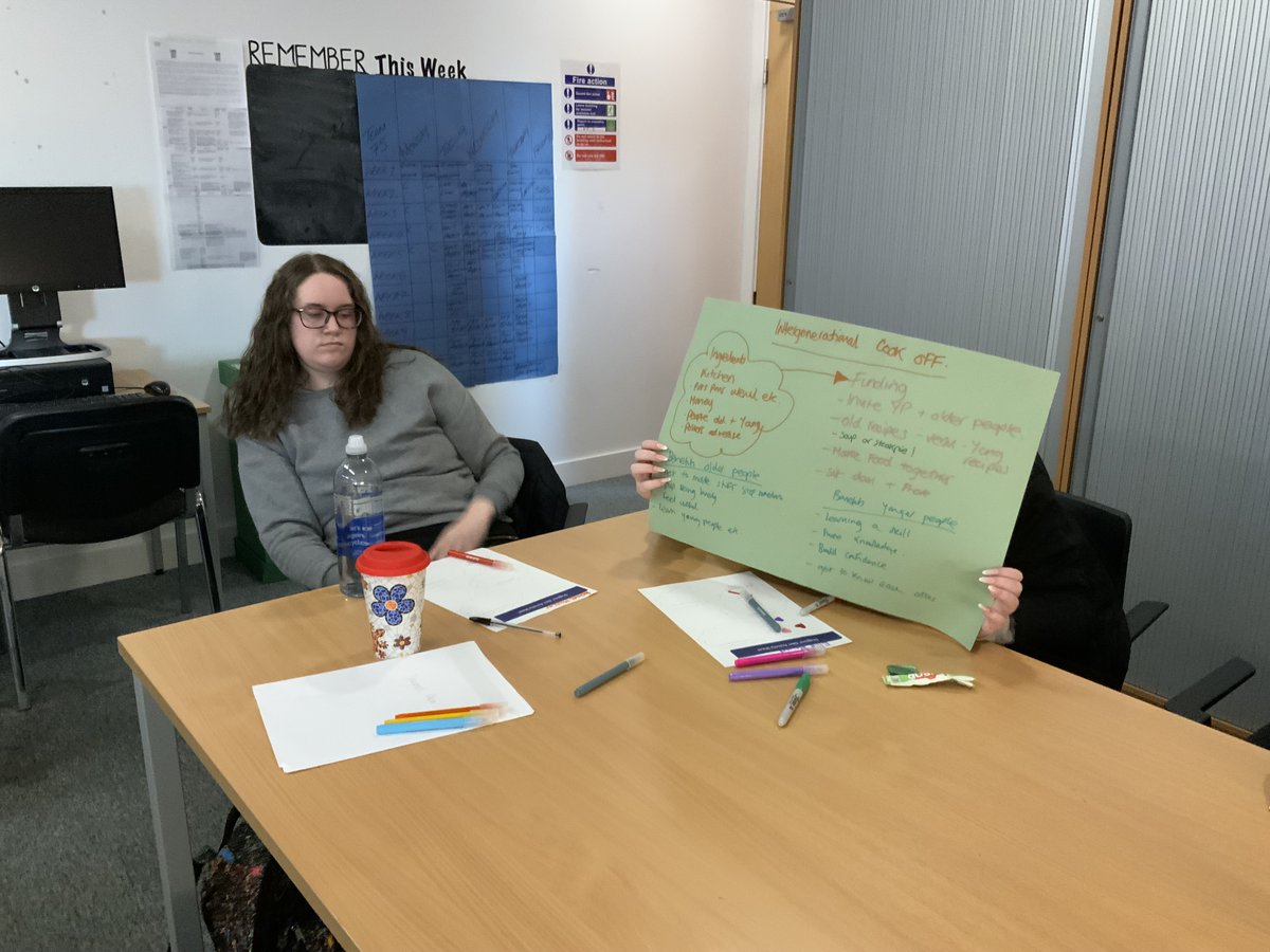 GenerationsWT's tweet photo. Great session with these young people from @PrincesTrust course @Glasgow_Clyde taking part in #Intergenerational learning #Participatory research through the #CommunityKnowledgeFund exploring community safety and #intergenerational connections. https://t.co/zfe6FkTDl9