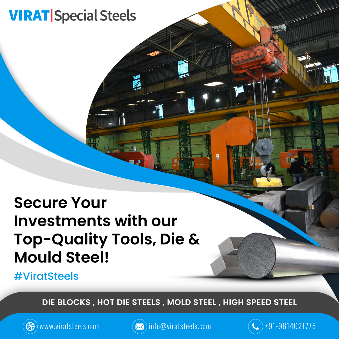ViratSplSteels's tweet photo. VIRAT SPECIAL STEELS PVT. LTD. on Google: https://t.co/yWaE5TAxGT #VIRATSPECIALSTEELS Your Trusted Partner in Special Steels. Explore a vast inventory of #DieBlocks and #ToolSteels sourced from renowned manufacturers worldwide... https://t.co/dd2nWQlYkN Call Now: +91-9814021775 https://t.co/lWrH5vz8OD