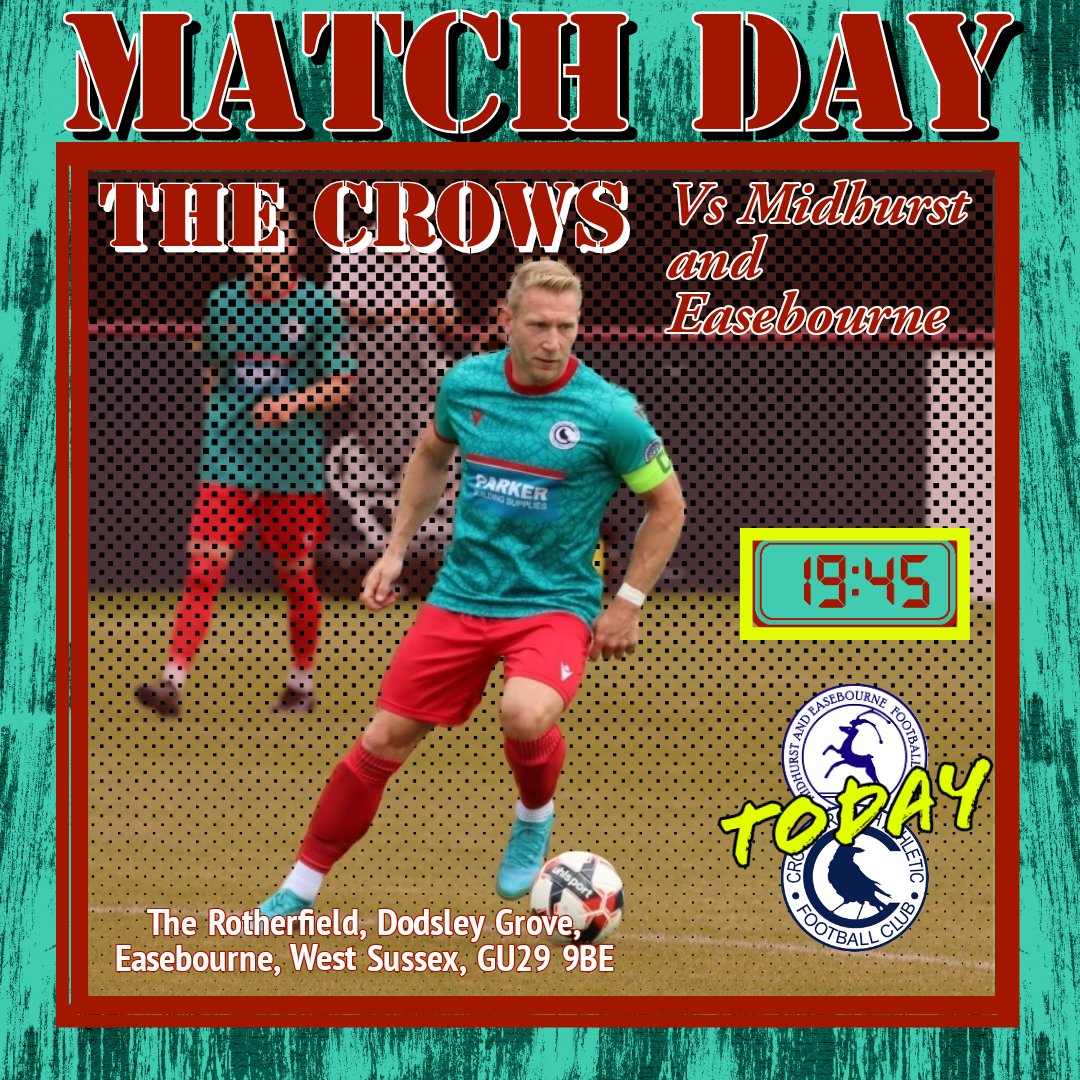 CrowboroughAFC's tweet photo. 🟢MATCH DAY🔴
Crowborough AFC 🆚️ Midhurst and Easebourne 

Our busy stretch continues tonight, on the road to Midhurst and Easebourne!

📅 13th Feb
⏰️ 7.45pm Kick Off
📍 The Rotherfield, Dodsley Grove, Easebourne, GU29 9BE
🏆 SCFL
🎫 Adult £7, Cons £3.50, U16's Free https://t.co/Wp4rrNulKD
