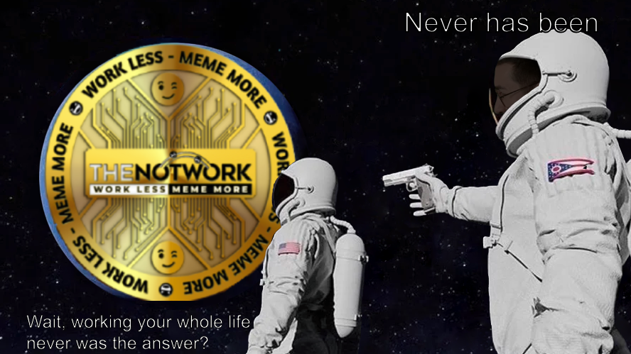 DjMarsmwan's tweet image. GM Twitterrrrr! It's another good day to #Notwork! 
@0xTheNotwork hit 100k Marketcap, still lots of growth and meme potential👀 
#MemecoinSeason2024 #Hiddengem #Solana