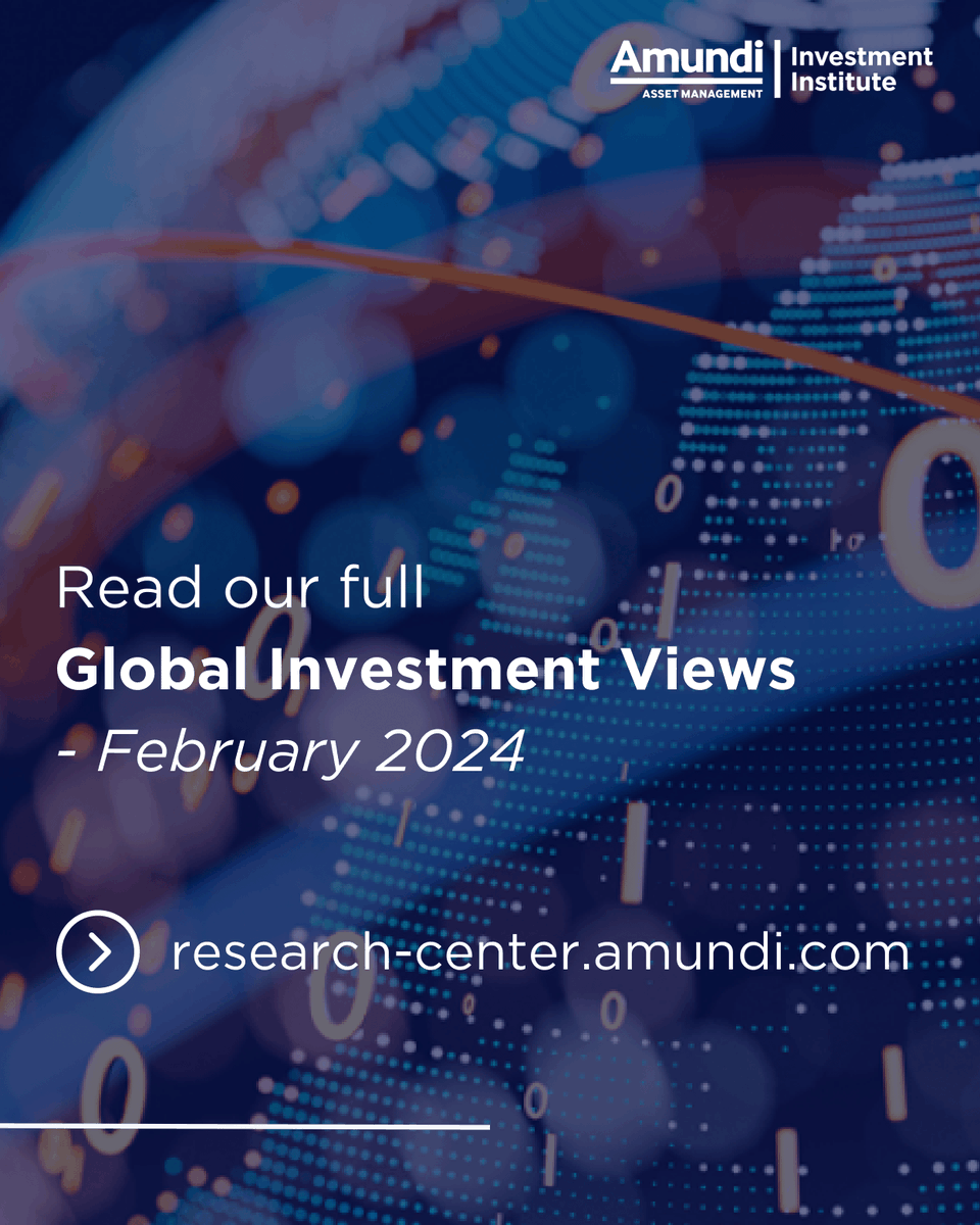 📜 [#Insights] Dive into the insights on navigating a challenging rate-cut path for central banks and the evolving economic landscape. Discover detailed investment consequences in our Global Investment Views (Institutional Investors) ⤵ research-center.amundi.com/article/global…