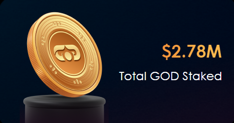 $2.78M GOD tokens have been staked, now it's your turn to stake as well! 💹🔥

#gorillastake 
#gorilladefi 
#cryptomarket 
#cryptonews