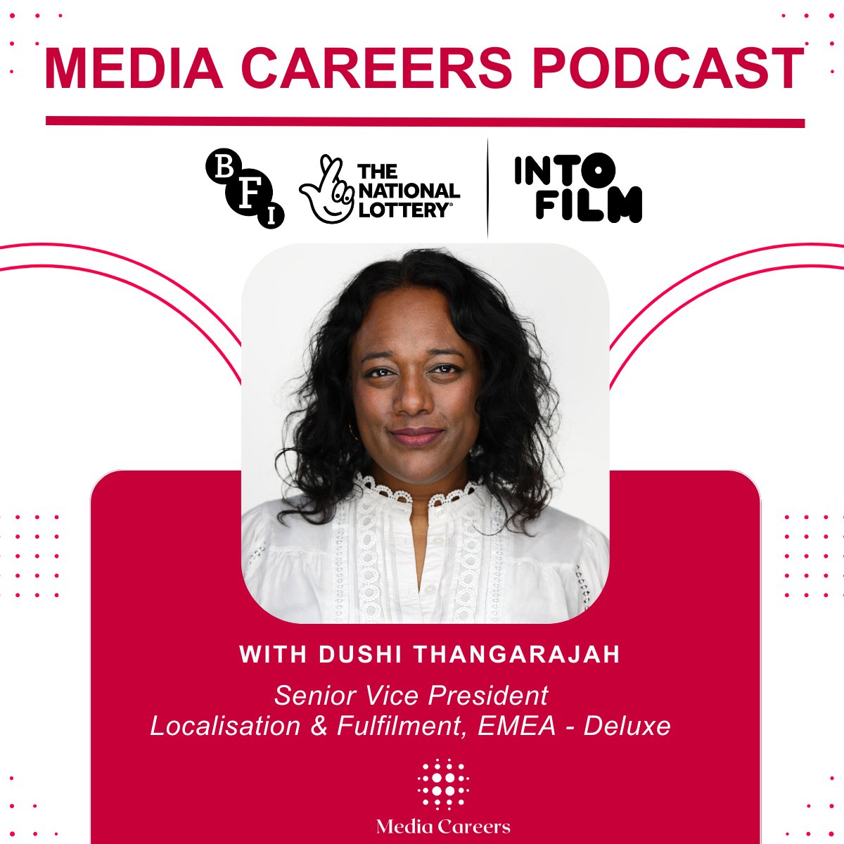 This weeks episode is with Dushi Thangarajah from <a href="/deluxe1915/">Deluxe</a> 

Find out about her extraordinary career from aerospace engineering to the media industry!

You can check out the full episode here:
shorturl.at/gtJU8

<a href="/intofilm_edu/">Into Film</a>