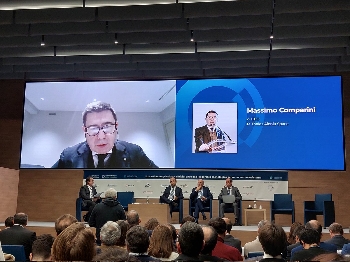 matteolandoni's tweet photo. Interventi di @massimoc_square all'Osservatorio #SpaceEconomy italiana #ose23 https://t.co/1DAXINJ8HJ