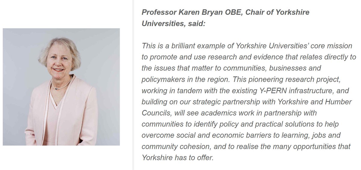 YorkshireUnis's tweet photo. Ours in #Yorkshire is one of the Four Local Policy Innovation Partnerships #LPIPs that received a share of the £20m funding from @UKRI_News to boost local growth.

➡️Read YU PR:https://t.co/b4Oo5JCT0R
➡️UKRI PR: https://t.co/prgkwVpSeX

@Y_PERN_ 
@KBryanYorkSJU 
@LUBSEconDept https://t.co/mzJ0W7J1x6