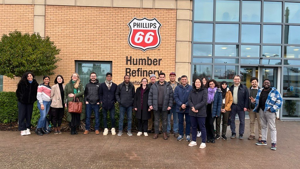 Great to have <a href="/IDRICUK/">Industrial Decarbonisation Research & Innovation</a> at the Humber Refinery last week! We shared how we plan to use carbon capture &amp; lower carbon hydrogen to reduce our refinery emissions. We also discussed the challenges/opportunities these technologies bring as we plan to implement first of a kind projects.