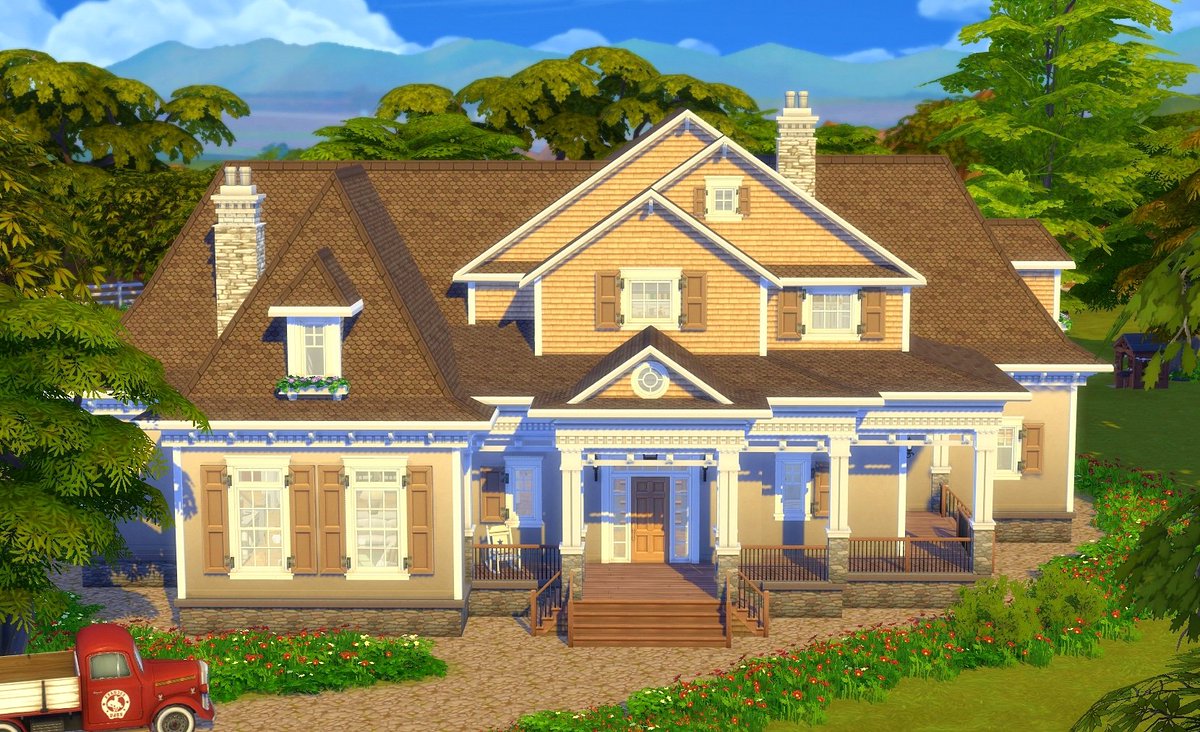 ocassandraoYtb's tweet photo. Grande maison Américaine parfaite pour Chestnut Ridge 🐴🌾
➡️ ID : ocassandrao
@LesSims @EAFrance @TheSims @SimGuruNinja @SimGuruFrost @SimsCreatorsCom @EA @EAFrance @LosSimsES @LuniverSims @HumansOfTheSims @The_simslabs #HOTSC #thesims #Thesims4 #ShowUsYourBuilds #ccsims https://t.co/yKhXOLU3WZ