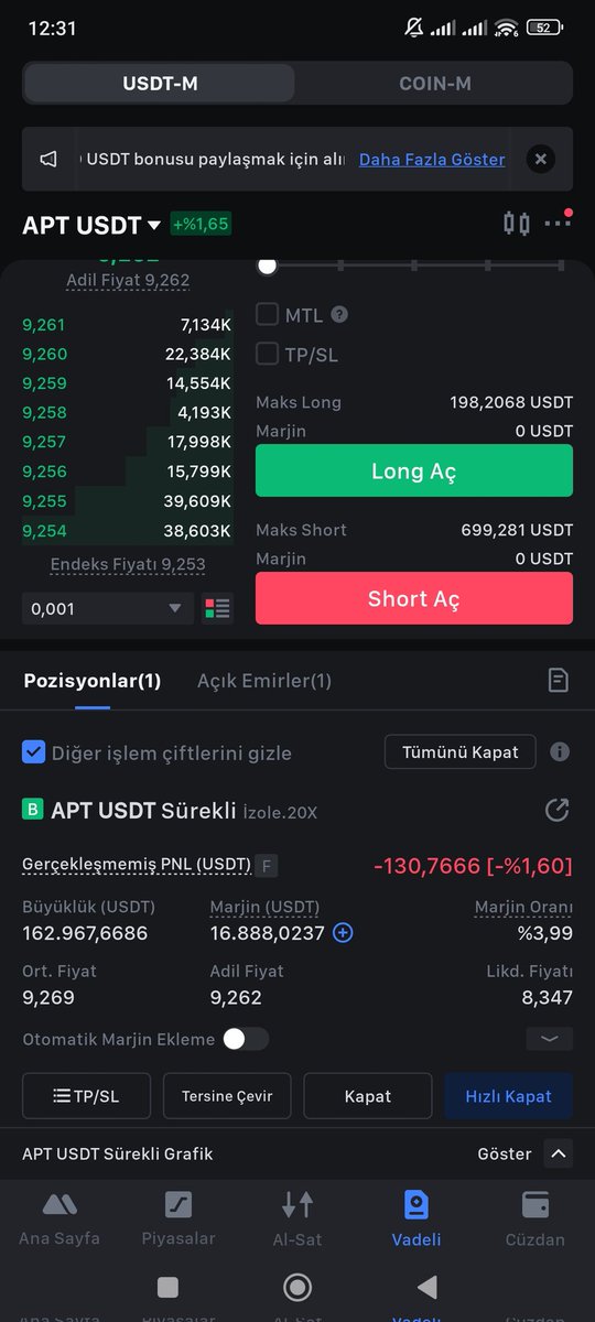 KriptoEfsanesi's tweet image. 3 bin dolar zarar kapandi  
Sıra kâr yazmasında inşallah ✓