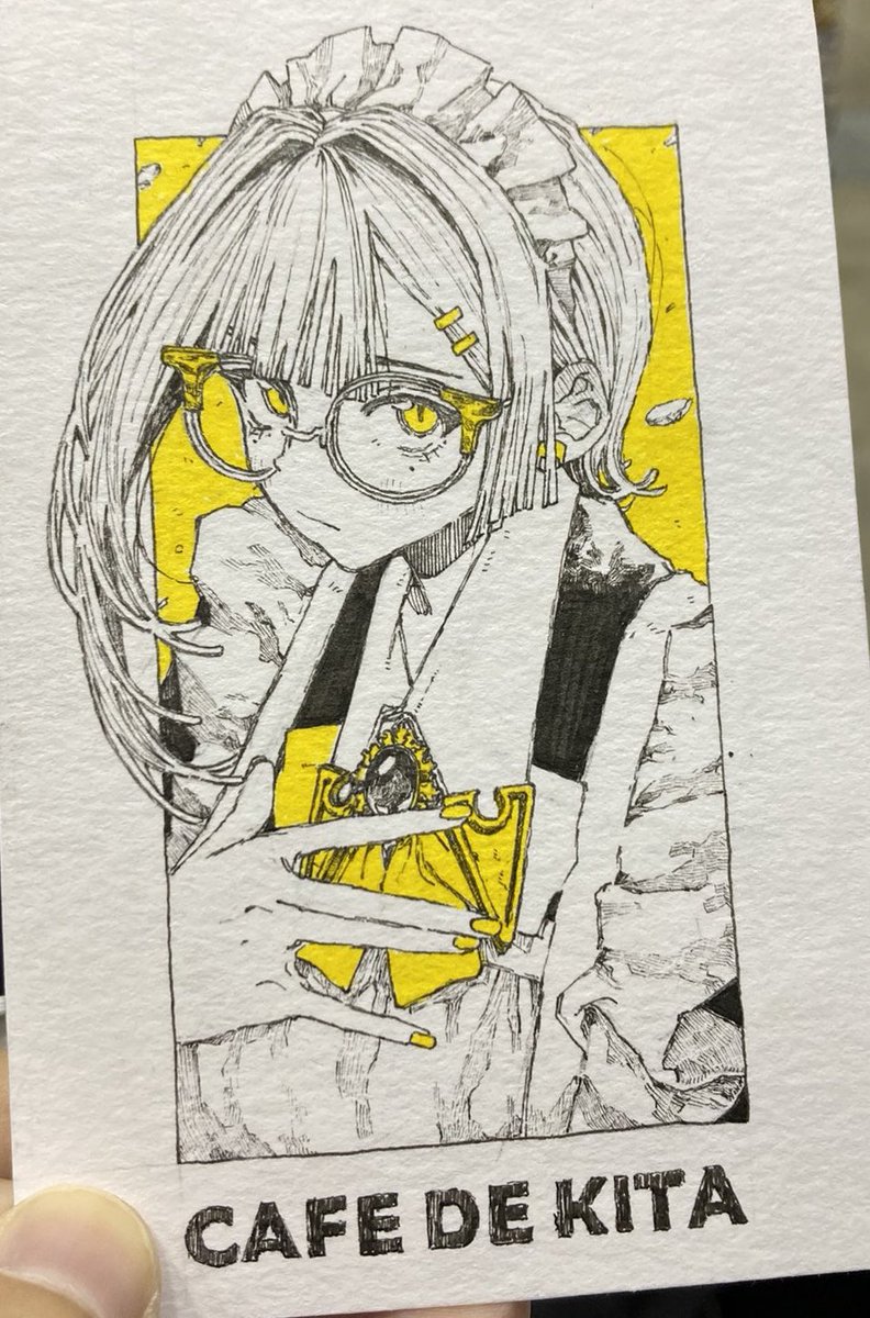 R*U様 くるはらきみ　直筆画　原画 かつて描いたミニ原画