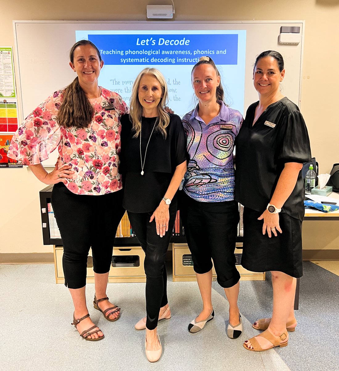 It's always a treat to be in the Kimberley with @kimberley_sp at Fitzroy Valley DHS with the fabulous staff from Muludja RCS here to finesse their evidence-based reading instruction. Thank you Mel for your coaching and Briony, Janelle & Emma for releasing staff.