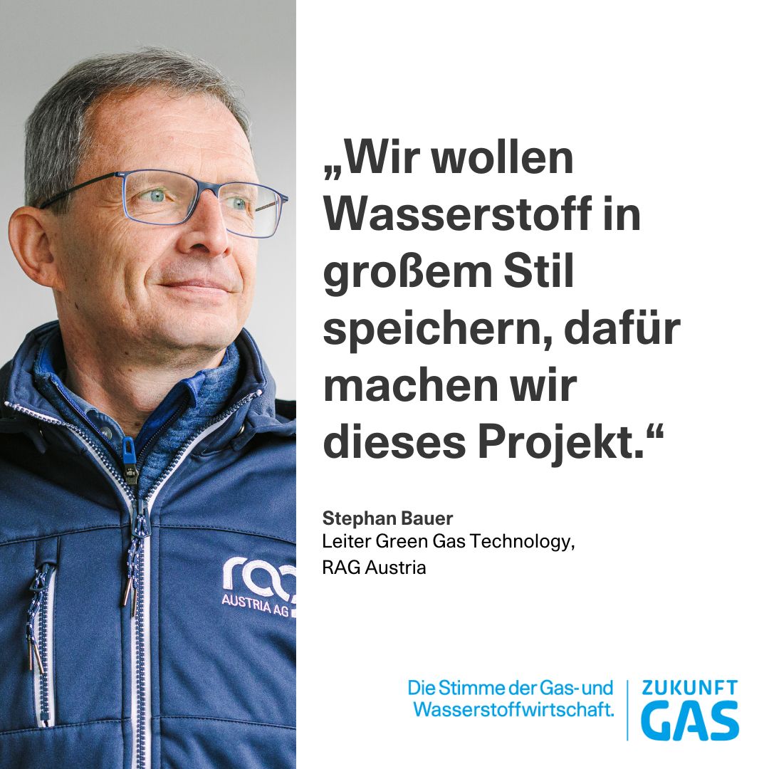 Im weltweit ersten Wasserstoffspeicher in einer unterirdischen Porenlagerstätte, wird in Österreich von der <a href="/RAGAustriaAG/">RAG Austria AG</a> die Speicherung von 100 % grünem Wasserstoff getestet. Erfahren Sie mehr im aktuellen #gMagazin➡️ tinyurl.com/ytyqdnkh