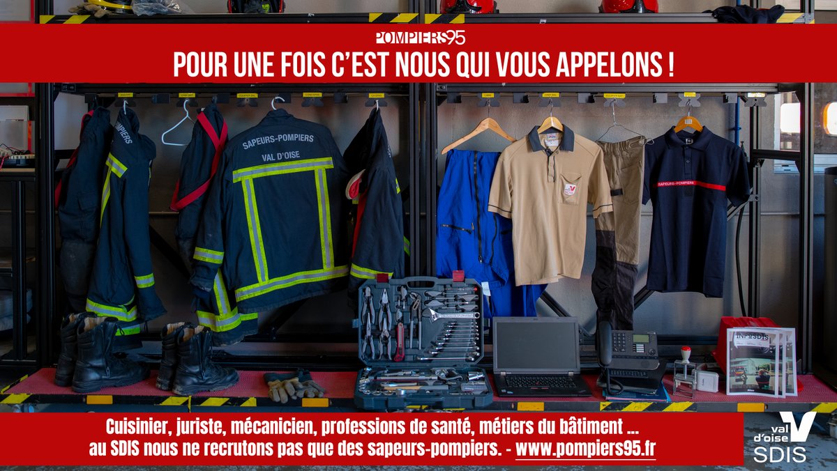 Tous les héros ne portent pas de cape... 👩‍🚒👨‍🚒

Quoi de mieux que #MardiGras pour mettre à l'honneur le plus beau des costumes ❓

Et on vous rappelle qu'au #Sdis95, on ne recrute pas que des sapeurs-pompiers... Enfilez votre plus belle tenue et venez travailler au service de la