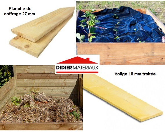 👉Nous avons tout ce qu'il vous faut chez <a href="/DidierMateriaux/">DIDIER MATERIAUX</a>  pour vos idées de #bricolage au jardin 🌷. Pour le tri de vos déchets on se lance dans la fabrication d'un compost avec de la #volige, et pour un carré potager on utilise des #planches de coffrage ! Venez nombreux 😀👨‍🌾👩‍🌾