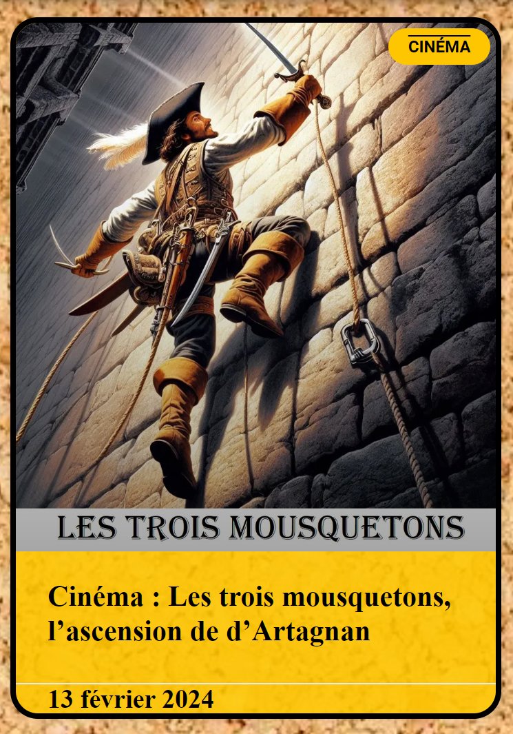 #Cinéma : Les trois mousquetons, l’ascension de d'Artagnan

L'article sur bit.ly/3BpAdZO

L'actu de long en large et de travers

Abonnez-vous pour recevoir d'autres fucknews

#boxoffice #lestroismousquetaires #humour #milady #dartagnan #mousquetaires #alexandredumas