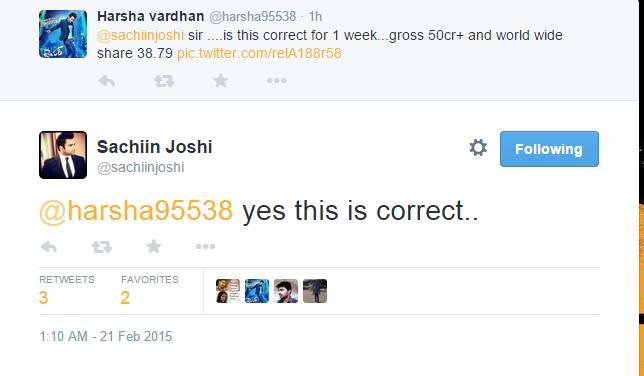 SaiTarak__7's tweet photo. Here @sachiinjoshi cnfrmd dat @tarak9999 's #Temper 1stweek share 38.4cr,top 2nd after @ganeshbandla 
#TemperMania https://t.co/ApX6JSJ91A