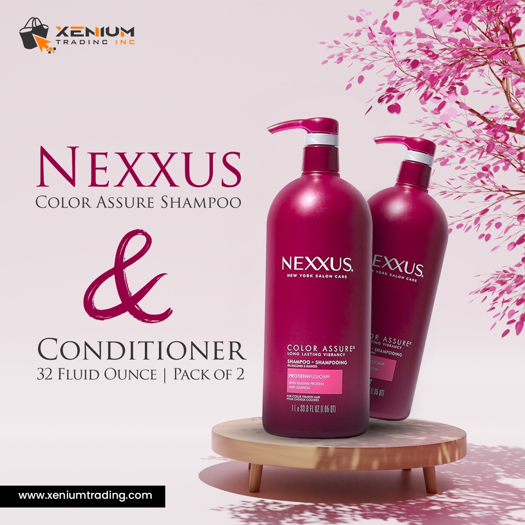 XeniumTrading's tweet image. Nexxus Color Assure Shampoo and Conditioner
• Protects color vibrancy for up to 40 washes
• Preserves shine and leaves hair soft and manageable.
Buy Now: xeniumtrading.com/products/nexxu…
#xeniumtrading #FreeShipping #Conditioner #shippingsolutions #dealsoftheday
