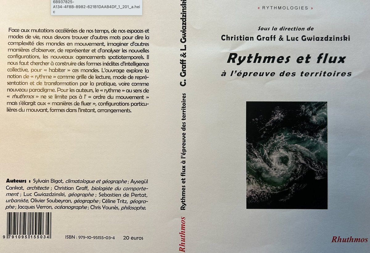 Gwiazdzinski Luc (@gwiazdzinski) on Twitter photo "Rythmes et flux à l’épreuve des territoires" est sorti aux éditions Rhuthmos
msh-alpes.fr/actualites/ryt…
#temps #chronotopie #rythme #rythmologie
<a href="/ENSATlse/">ENSA Toulouse</a> <a href="/ENSAPC/">ENSAPC</a> <a href="/ENSALyon/">ENSA Lyon</a> <a href="/ENSAPC/">ENSAPC</a> <a href="/ofrerot/">Olivier Frérot</a> <a href="/leblogdelaville/">Nicole Guichard</a> @SylvainGrisot <a href="/FondationMSH/">Fondation Maison des Sciences de l'Homme</a> "Rythmes et flux à l’épreuve des territoires" est sorti aux éditions Rhuthmos
msh-alpes.fr/actualites/ryt…
#temps #chronotopie #rythme #rythmologie
<a href="/ENSATlse/">ENSA Toulouse</a> <a href="/ENSAPC/">ENSAPC</a> <a href="/ENSALyon/">ENSA Lyon</a> <a href="/ENSAPC/">ENSAPC</a> <a href="/ofrerot/">Olivier Frérot</a> <a href="/leblogdelaville/">Nicole Guichard</a> @SylvainGrisot <a href="/FondationMSH/">Fondation Maison des Sciences de l'Homme</a>