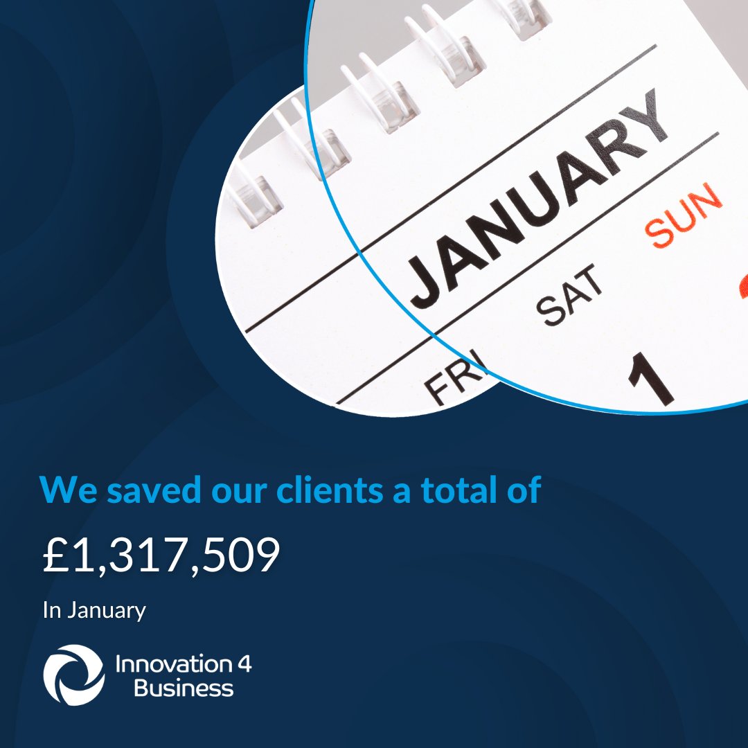 Our clients kick started the year in style thanks to our team! January saw client savings of £1,317,509!  

Keen to grab these savings for yourself? Drop us a message and make 2024 a year of savings.

#ClientSavings