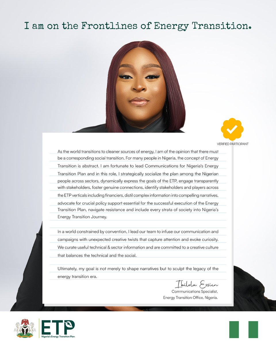 Nigeria's Energy Transition Plan tweet media