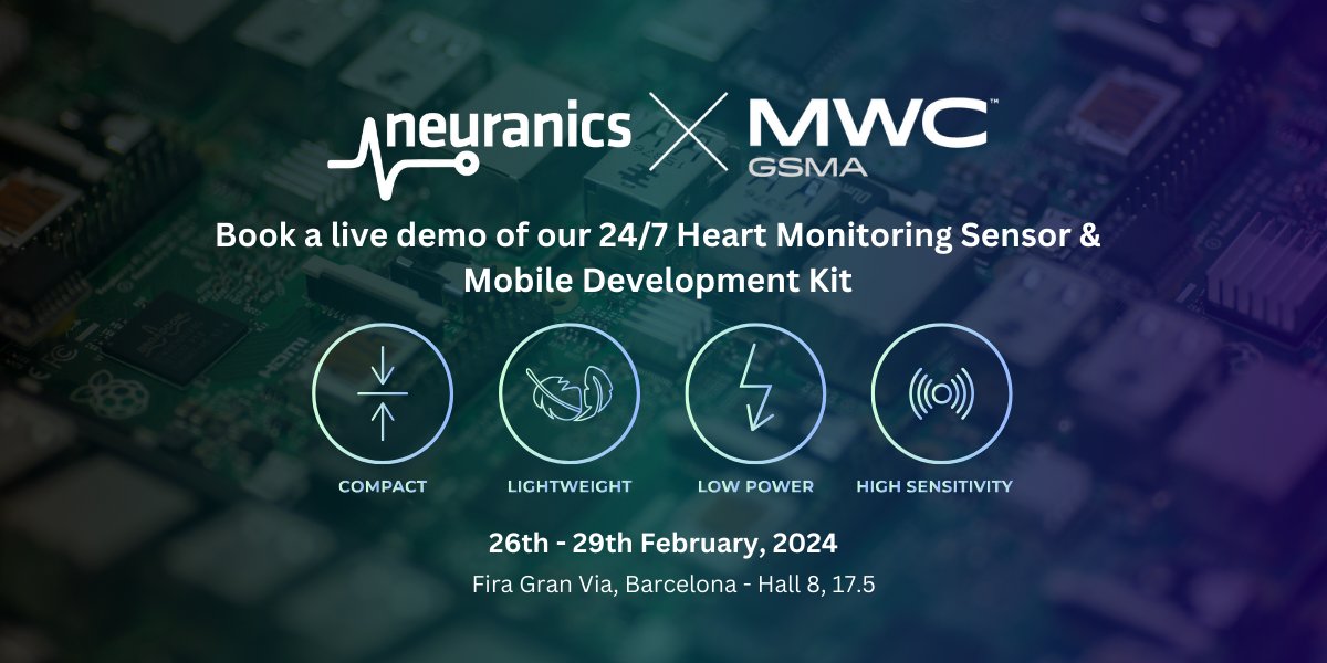Neuranics is excited to be exhibiting alongside Scottish Development International at Mobile World Congress at the end of February.

If you would like to meet with the Neuranics team at the show, email us at info@neuranics.com to reserve your spot.

#mwc #mwc24 #health #4yfn