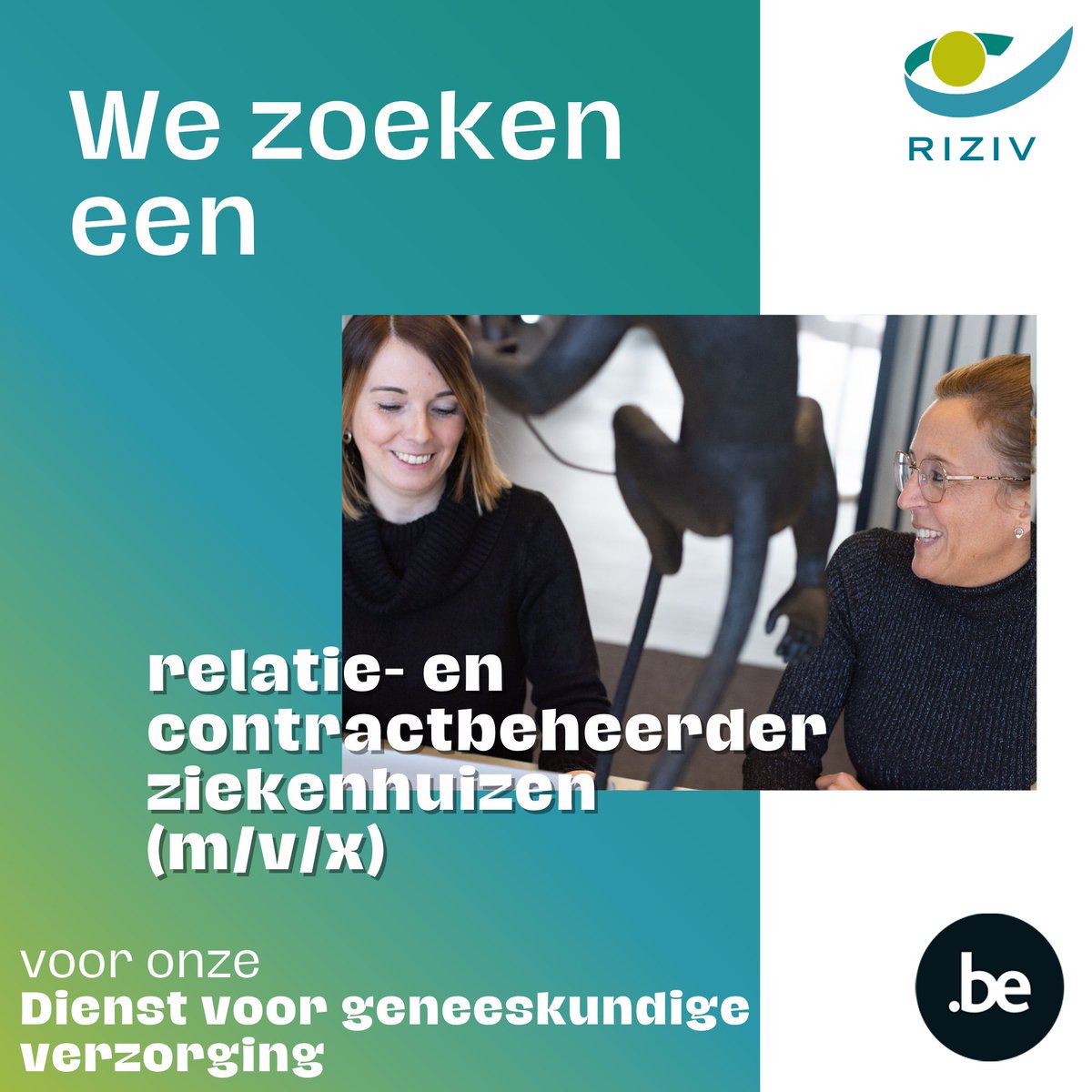 #vacature Wilt u uw kennis en organisatorische vaardigheden graag ten dienste stellen van een kwaliteitsvolle en betaalbare zorg? Onze Dienst voor geneeskundige verzorging zoekt een relatie-en contractbeheerder #ziekenhuizen. Solliciteer tot en met 26/02 via @workingforbe 👉…