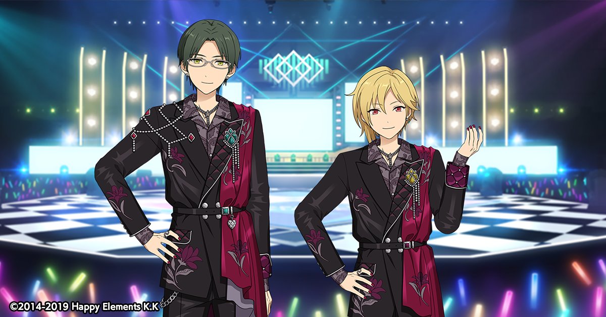 スカウト情報】 敬人となずなのカードにはルーム衣装が付いています