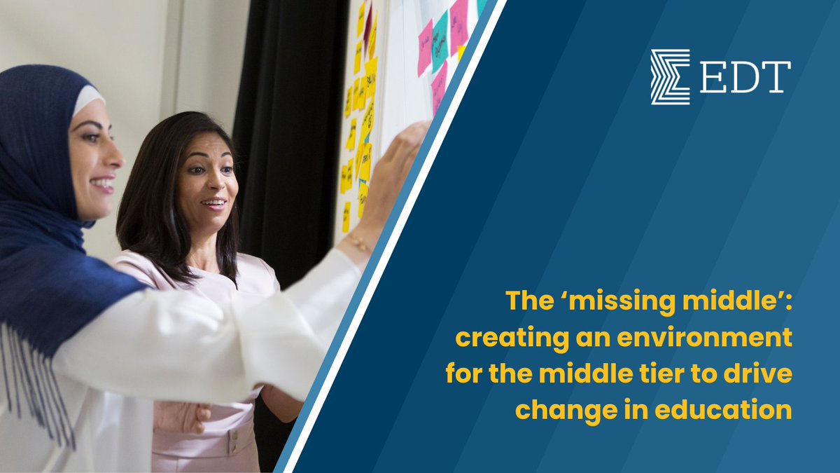 edtvoice's tweet photo. The #middletier is not a term heard frequently in education, but the emerging evidence base we have explored in our work with @IIEP_UNESCO suggests that middle-tier professionals have huge potential to improve #educationsystems at scale.

Read more: https://t.co/VxobvNAwai https://t.co/xuqlBC9SF0