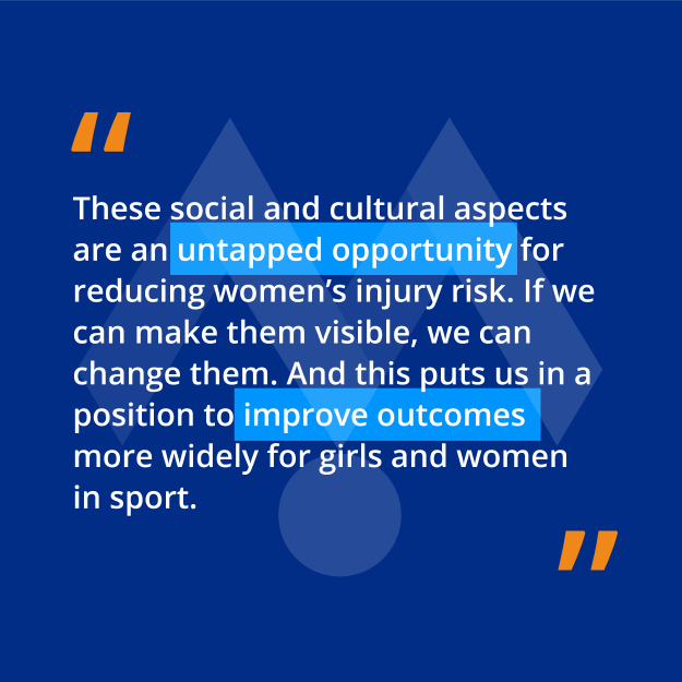 How can changing the gendered conditions of sport reduce injury risk in female athletes?

Dr <a href="/Steph_Coen/">dr steph coen</a> (<a href="/UniofNottingham/">Uni of Nottingham #WeAreUoN</a>) &amp; Dr <a href="/Vic_Downie/">Victoria Downie</a> (<a href="/UKSportsInst/">UK Sports Institute</a>) spoke to <a href="/Leaders_Insight/">LEADERS Performance</a> about the motivations behind More Than Medals &amp; some early findings

👉leadersinsport.com/performance-in…