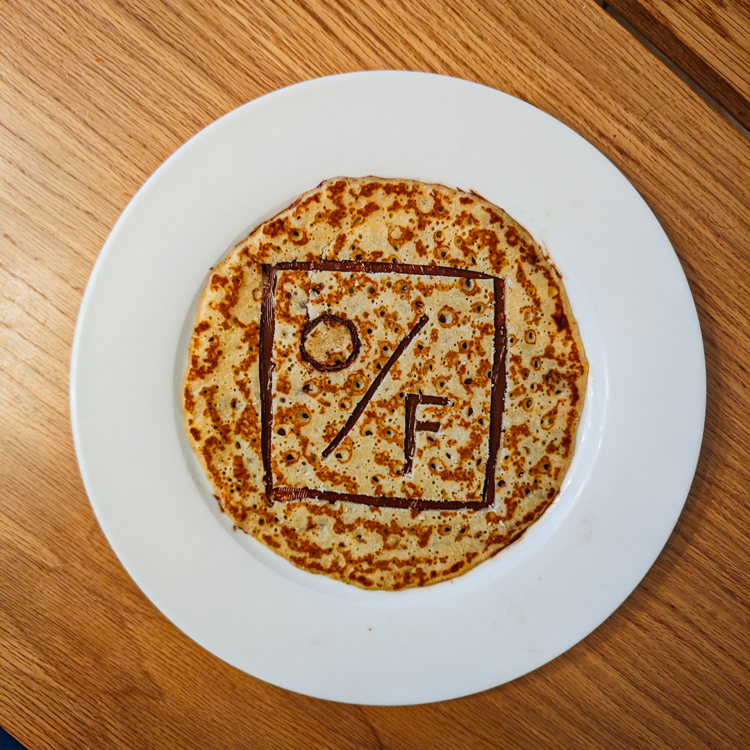 Will we make our logo out of rose petals for Valentine’s Day tomorrow? Probably not. #Priorities #Nutella