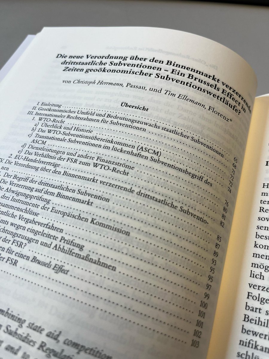 How does the EU Foreign Subsidies Regulation aim at achieving a ‘level playing field’ in international trade? And how does it fit into the gaps left by WTO subsidies rules and trade agreements? In my recent article with Christoph Herrmann, we aim at shedding some light on it.